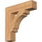Ekena Millwork Merced Block Smooth Bracket, Western Red Cedar, 5 1/2"W x 26"D x 26"H BKT06X26X26MRC05SWR - alternate 1